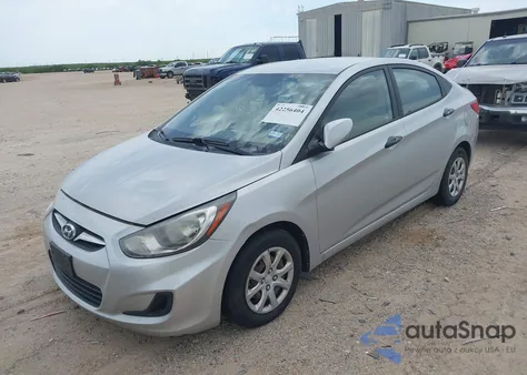 2012 Hyundai Accent Gls from USA, damaged, VIN KMHCT4AE8CU095891